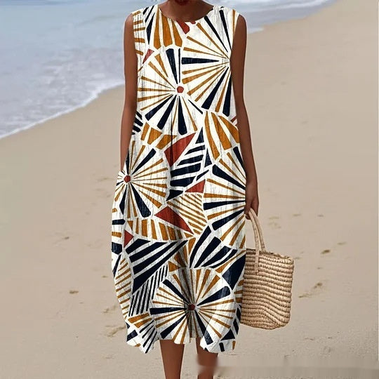 Casual Printed Elegant Dress For Women