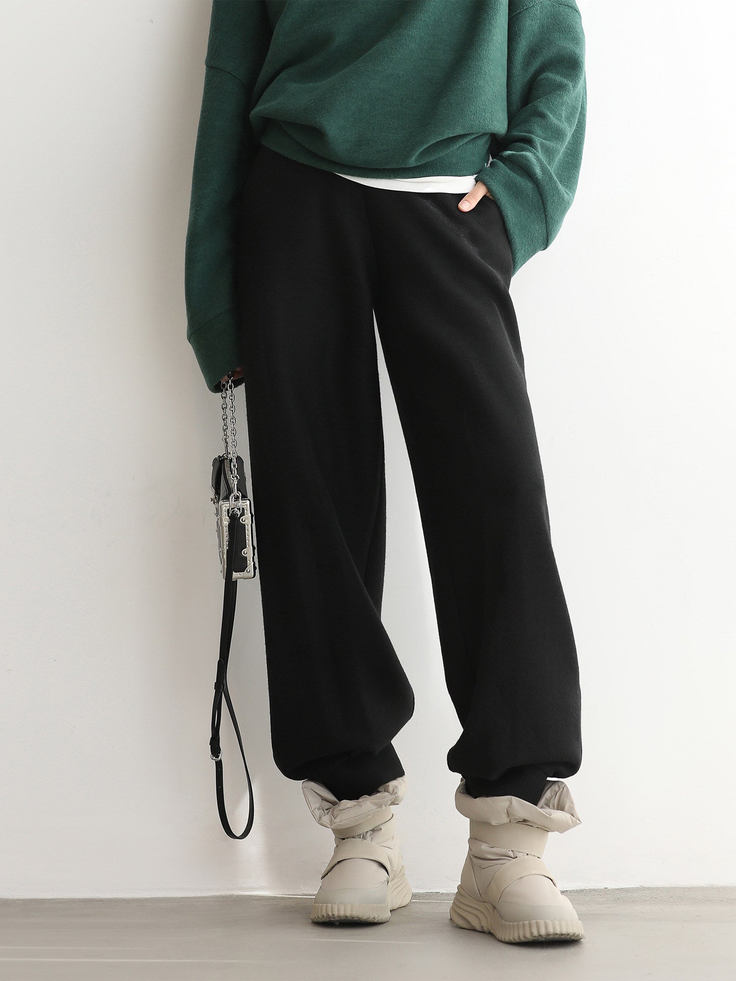 Stylish Versatile Casual Sportswear Hoodie Two-piece Set