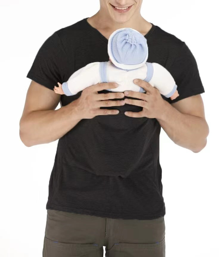 Multifunctional Crew-Neck Short-Sleeve Casual T-Shirt