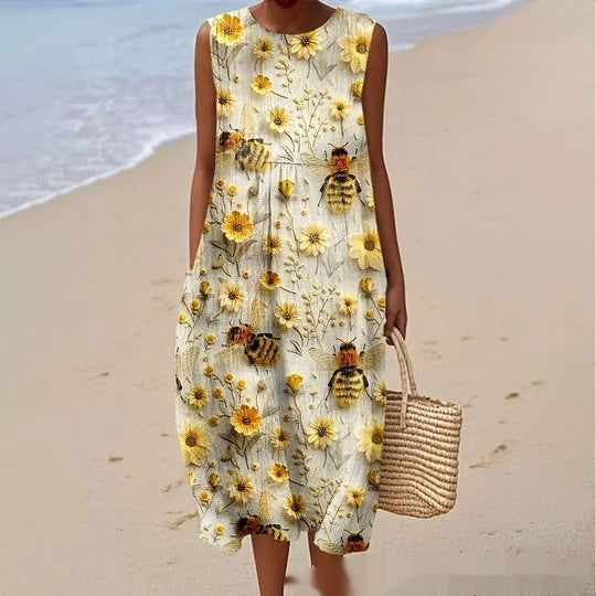 Casual Printed Elegant Dress For Women