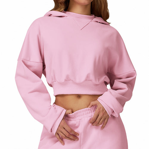 Casual Loose All-matching Women's Outdoor Running Fitness Sportswear Sweater