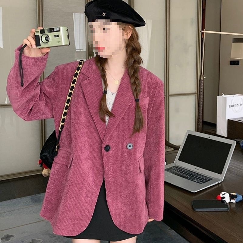 Womens ChicEye-catching Casual Padded Blazer Standard Edition