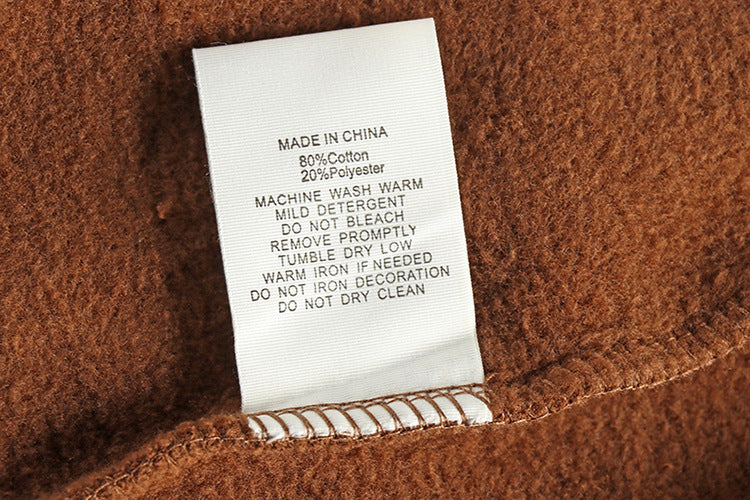 Retro Solid Color Hooded Sweater For Men