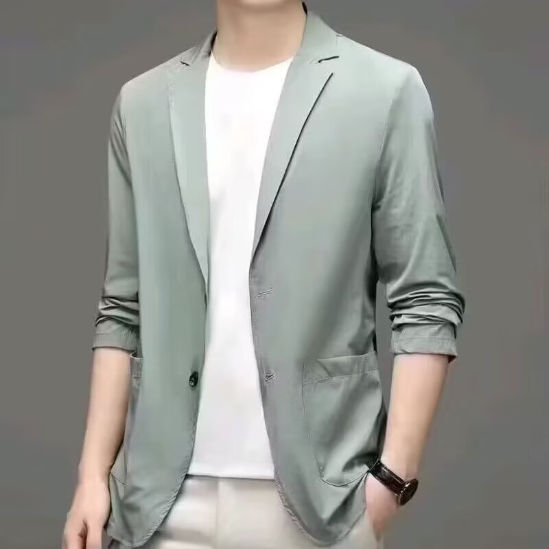 New SpringSummer PlusSize Mens Casual Blazer