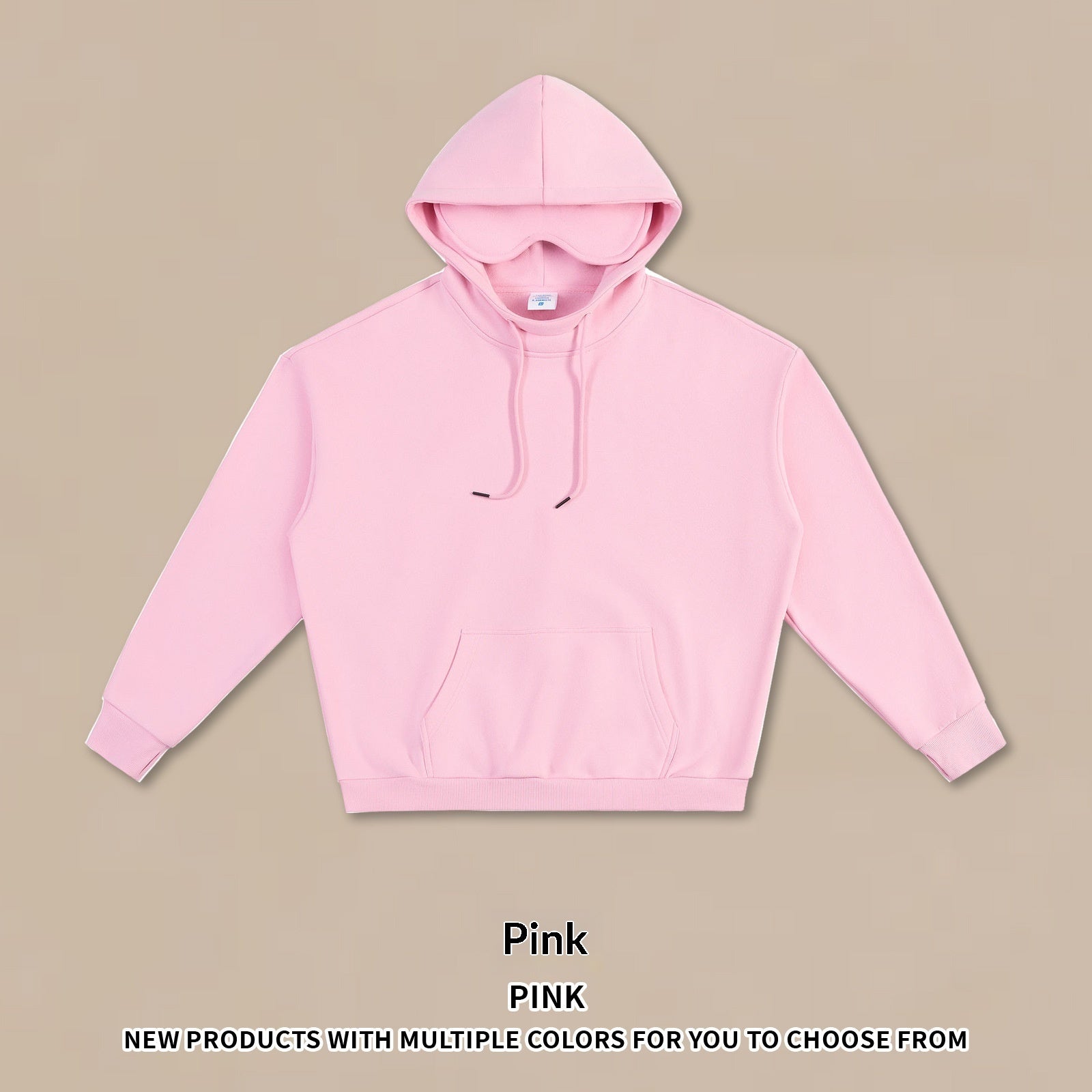 Eye-mask Hoodie 350g Fleece-lined Sweatshirt