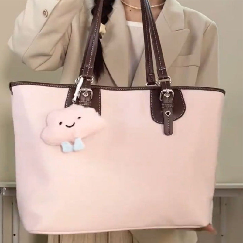 High-end Stylish Versatile Large-capacity Single-shoulder Bag For Class And Commuting