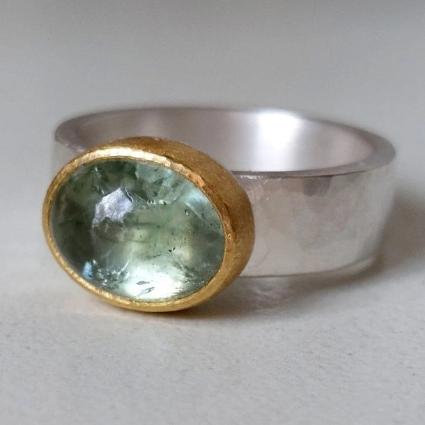 Simple Natural Stone Ring Light Luxury