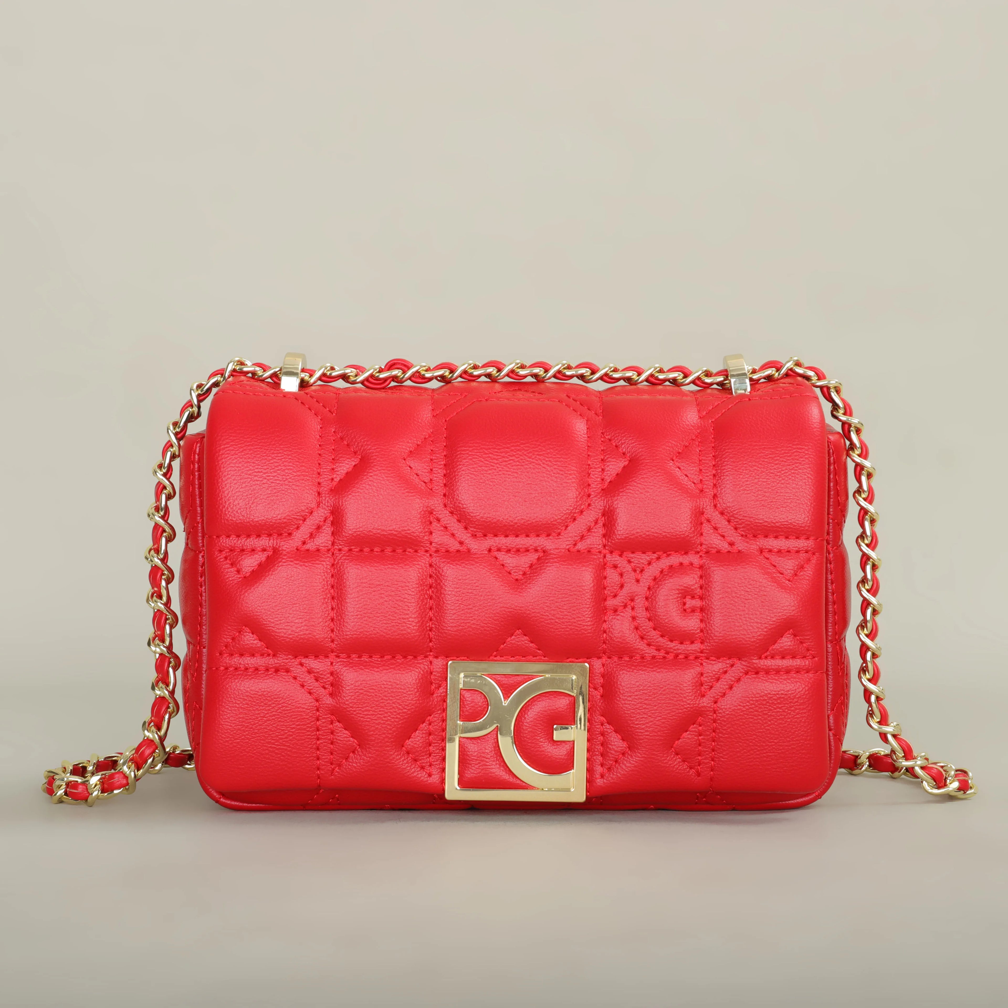 PG 2026 Fashion Classic Retro Women's New Shoulder Bag Letter Material Party Multi functional classic Crossbody Bag New Design