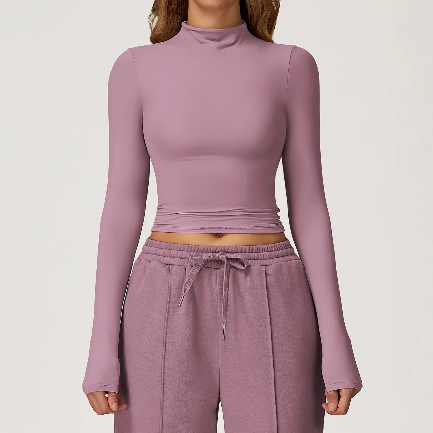 Custom High-quality Casual Sports Sweatshirt Women's High Waist Wide-leg Long-sleeved Jogging Clothes Gym Running Fitness Set (each piece sold separately)