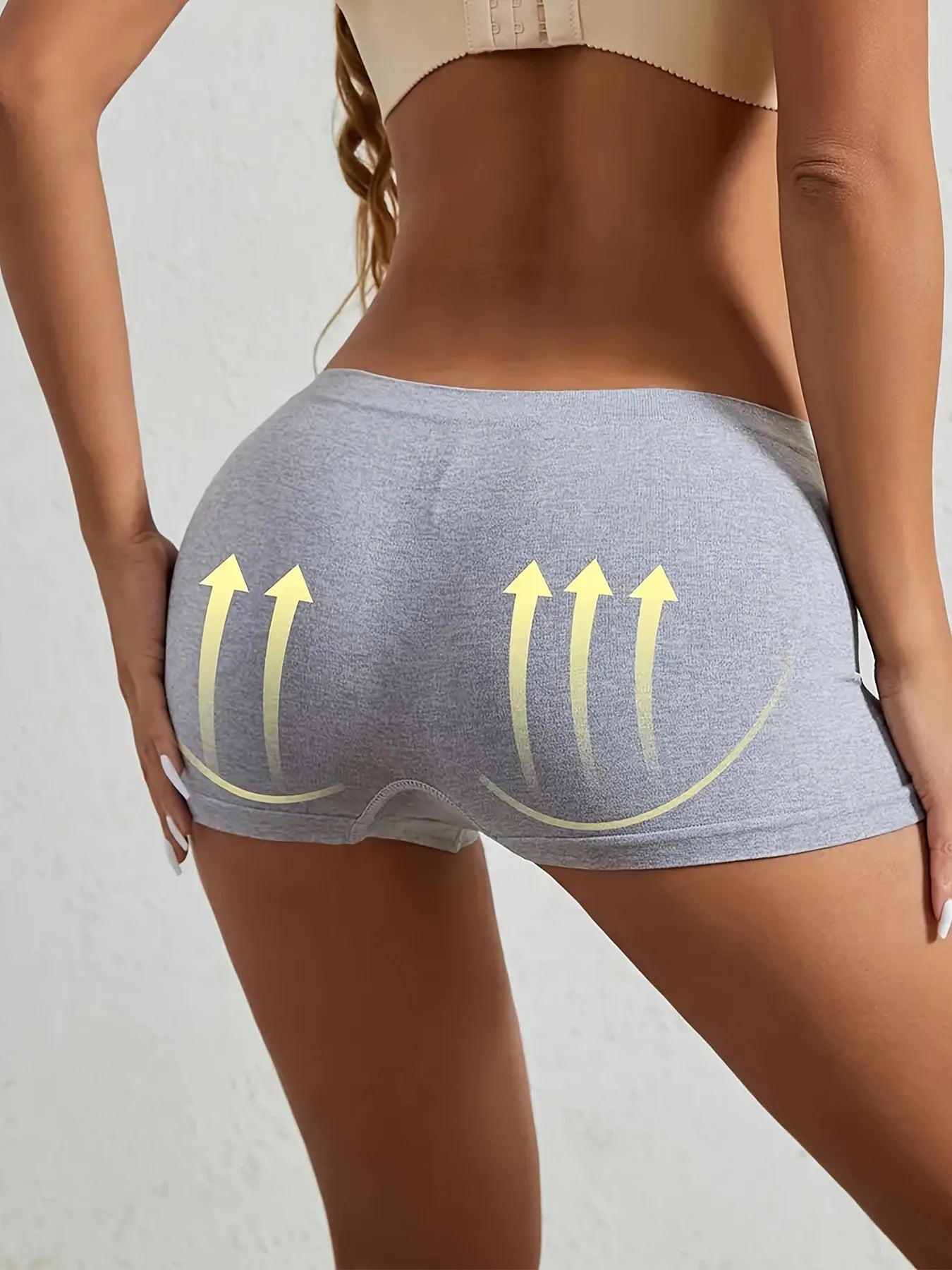 3PCS Women's Cotton Underwear Be Durable Boxer Briefs Underwear for Women in Stock