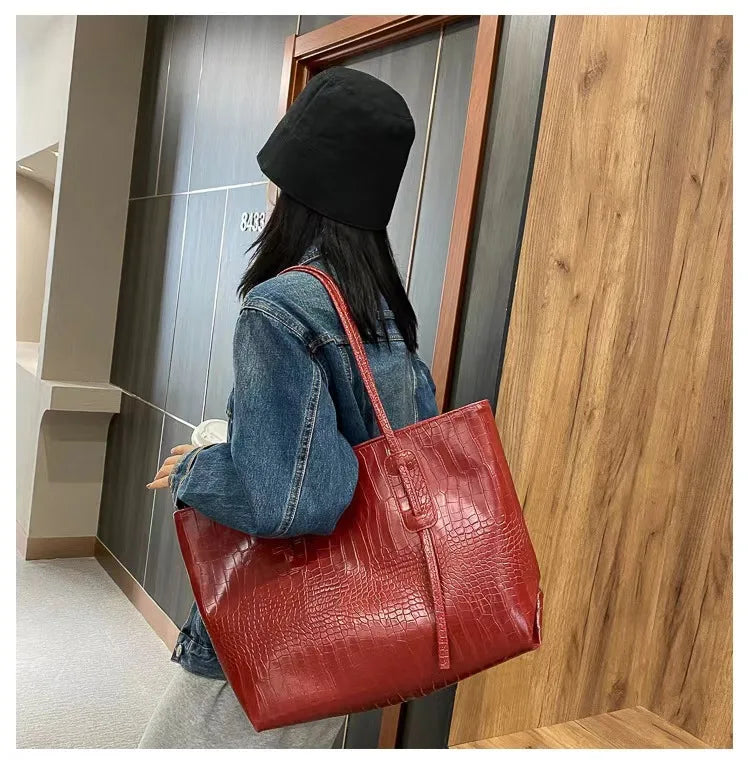 Designer Fashion Casual for Women High Quality Luxury Female Handbags Tote Bag Large Capacity Classic Big Shoulder Bag