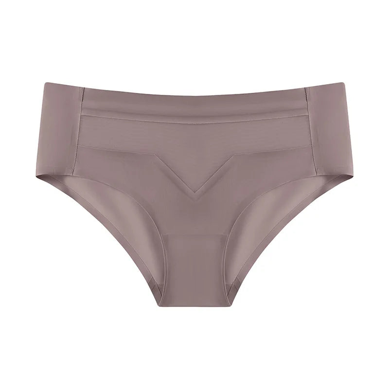Women Low-Waist Sexy Ice Silk Underwear