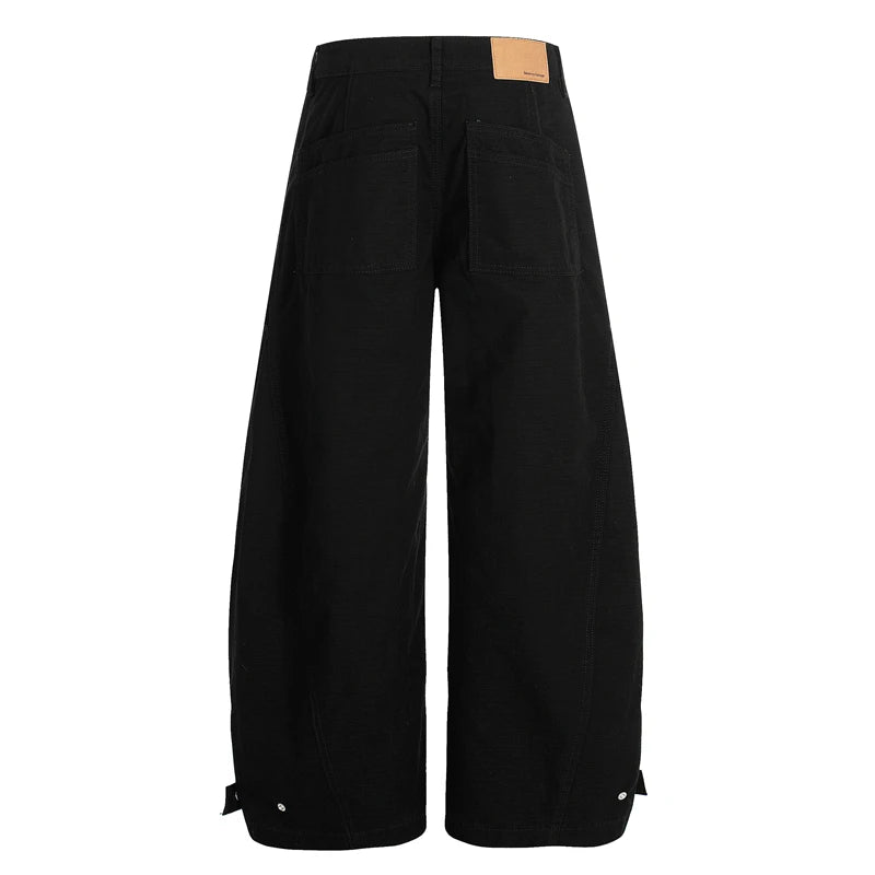 Unisex Casual Multi-Pocket Flat Front Tactical Cargo Pants