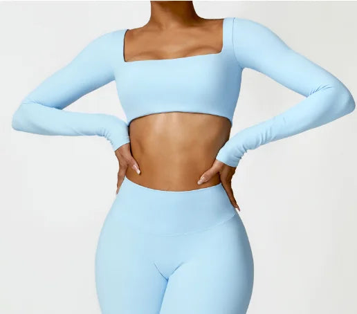 Women Soft Nude Sportswear Sports Bra Yoga Pants Mix n Match Sets (Items sold separately)