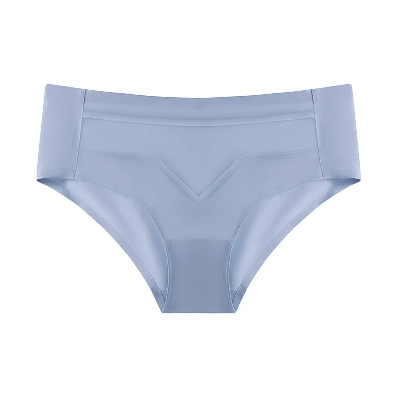 Women Low-Waist Sexy Ice Silk Underwear