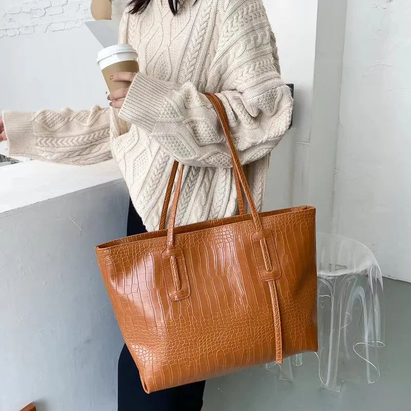 Designer Fashion Casual for Women High Quality Luxury Female Handbags Tote Bag Large Capacity Classic Big Shoulder Bag