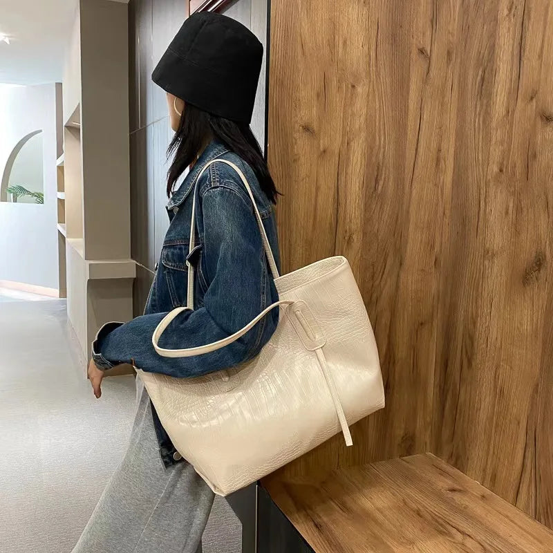 Designer Fashion Casual for Women High Quality Luxury Female Handbags Tote Bag Large Capacity Classic Big Shoulder Bag