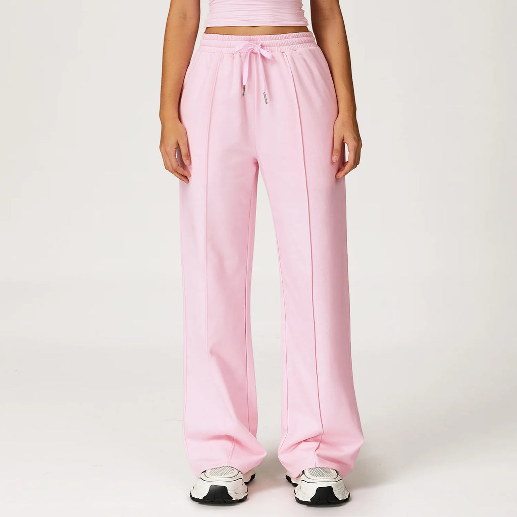 Custom High-quality Casual Sports Sweatshirt Women's High Waist Wide-leg Long-sleeved Jogging Clothes Gym Running Fitness Set (each piece sold separately)