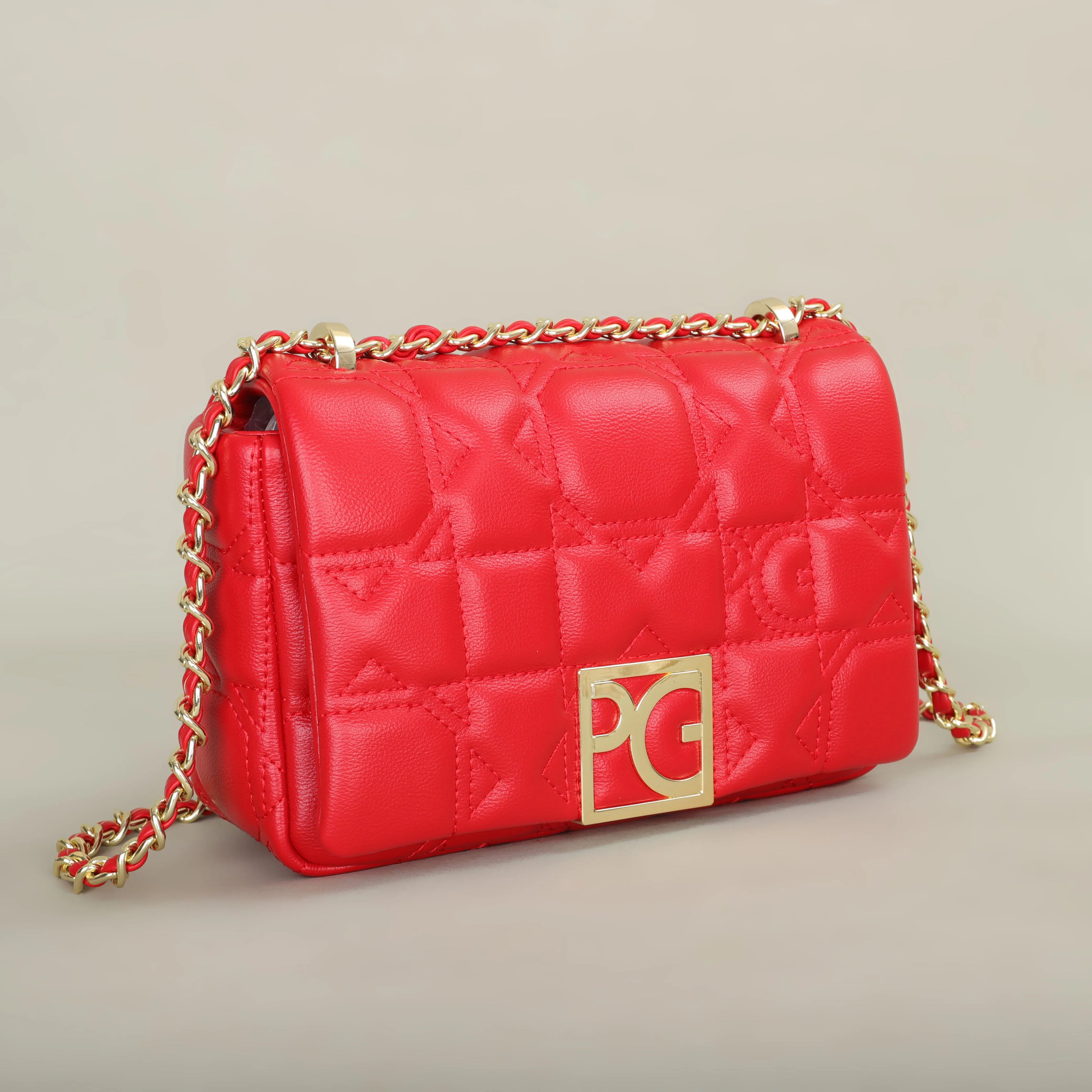 PG 2026 Fashion Classic Retro Women's New Shoulder Bag Letter Material Party Multi functional classic Crossbody Bag New Design