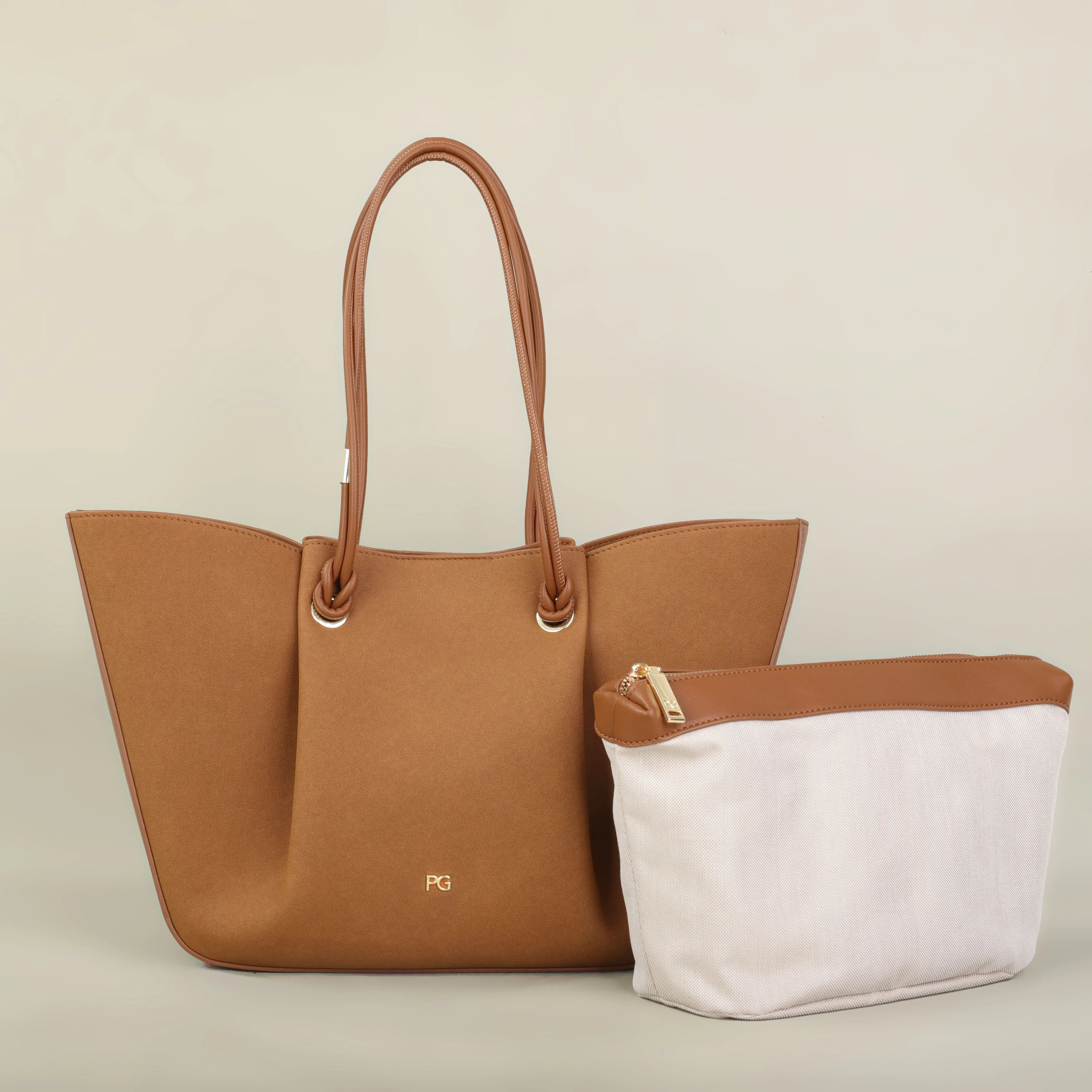 PG Atmosphere Brand Classic Large Capacity 2026 New Fashion PU Artificial Eco-Friendly Leather Shoulder Bag