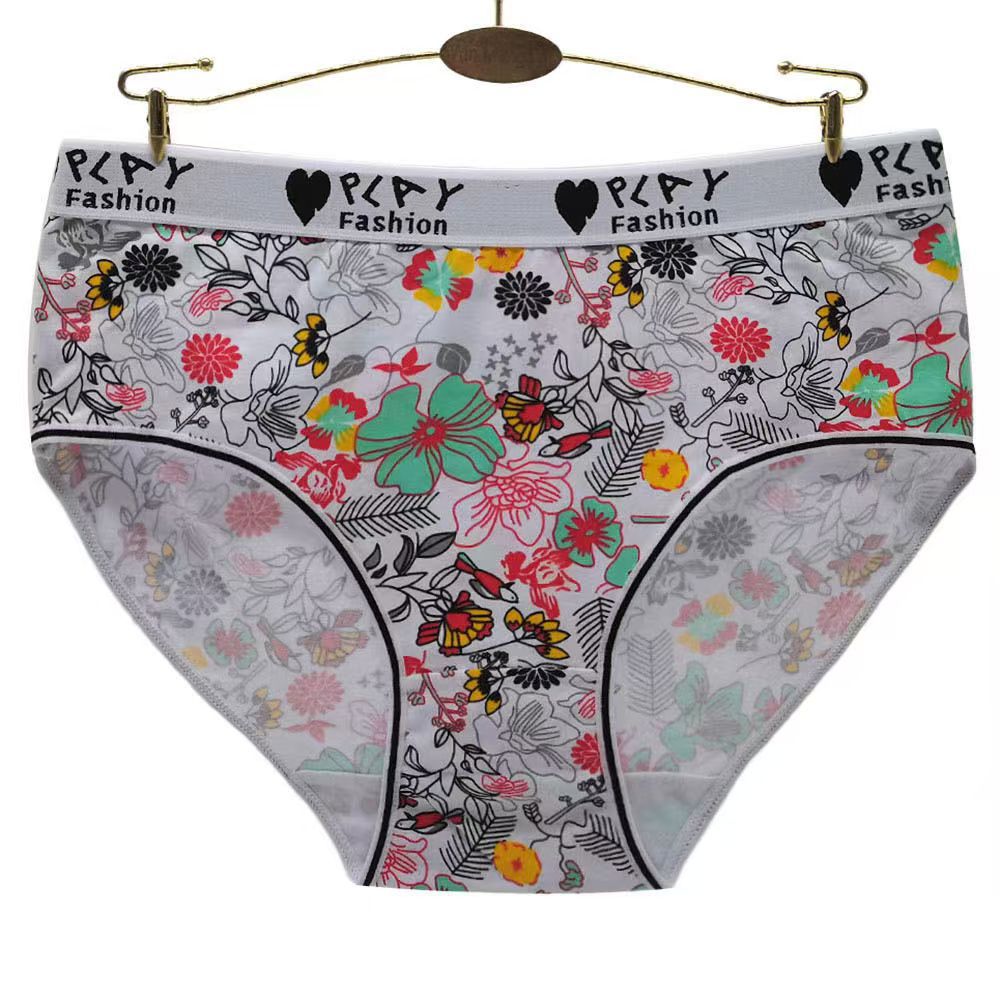 Women's Sexy Cotton Printed Cute Panties