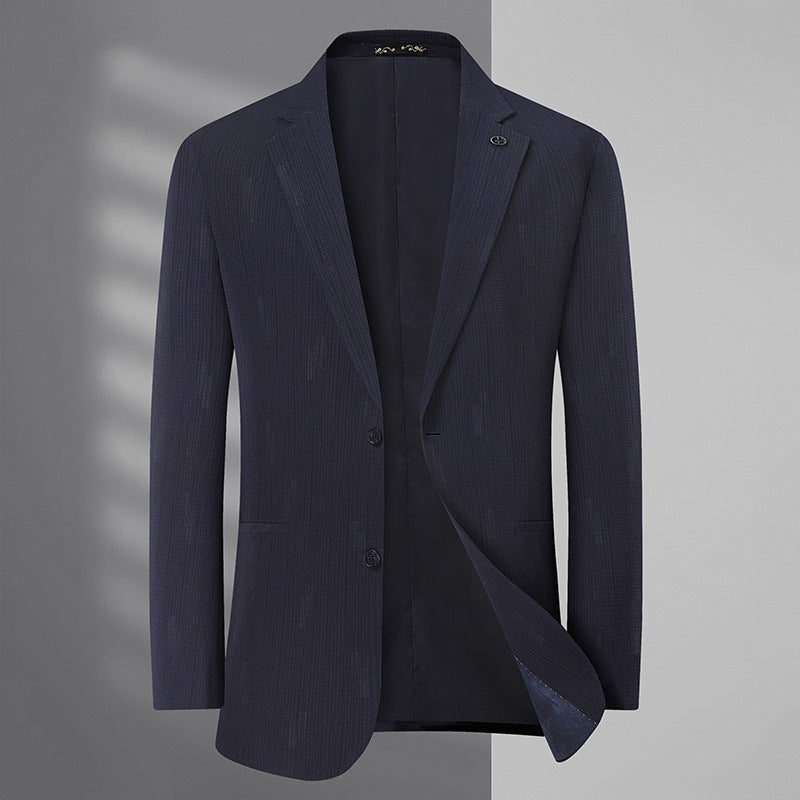 Business Suit Jacket A Minimalist Light-luxury Mens Casual Blazer Thats Both Stylish And Sophisticated