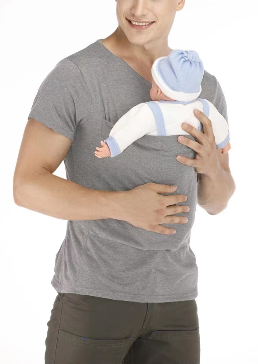 Multifunctional Crew-Neck Short-Sleeve Casual T-Shirt