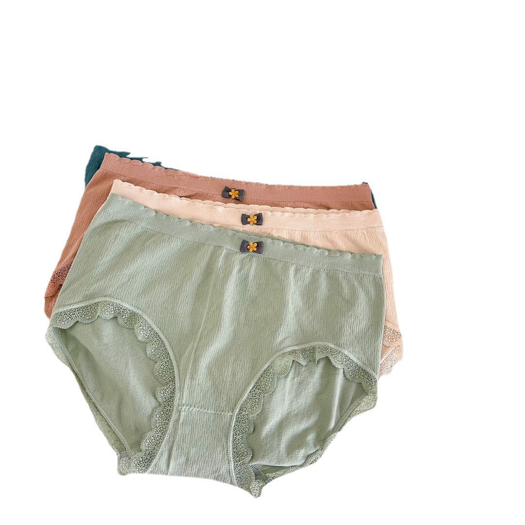 Ladies Boxed Oversized Lace Graphene Cotton Panties