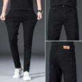 Mens Stretchy Slim-Fit Ankle-Fit Pants