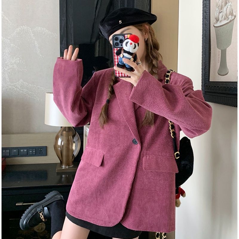 Womens ChicEye-catching Casual Padded Blazer Standard Edition