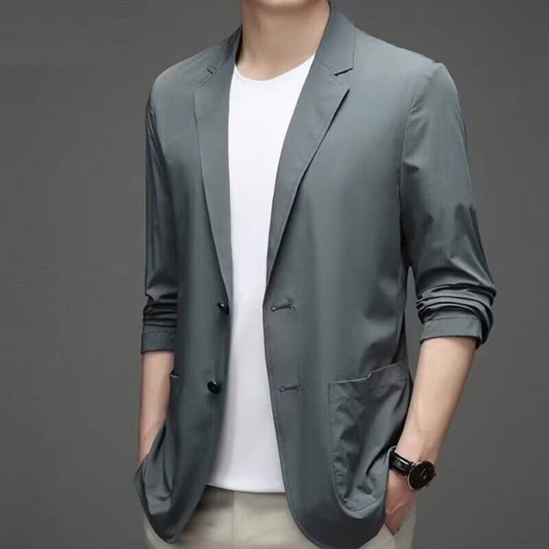 New SpringSummer PlusSize Mens Casual Blazer