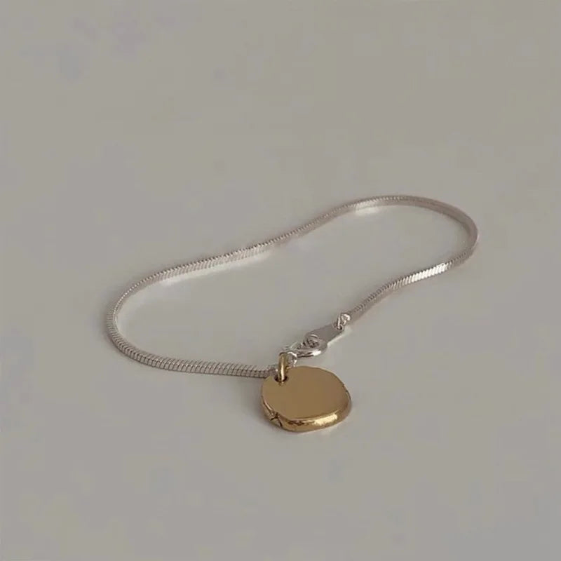 XIYANIKE Hip Pop Simple Round Chain Bracelets Bangle For Women Girls New Fashion Trendy Jewelry Friend Gift Party pulseras mujer